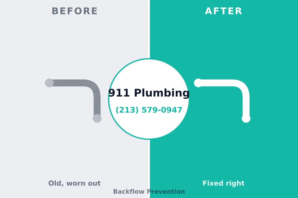 Before and after: plumbing company Waterville, MN